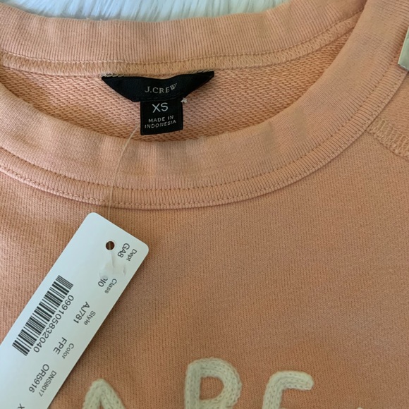 NWT J Crew Cocoa Beach Distressed Pullover - Picture 9 of 9